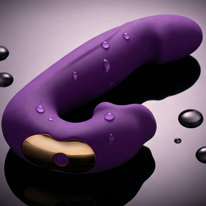 Desivia device close-up — medical-grade silicone, IPX7 waterproof