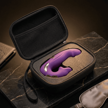 Discreet travel case — plain, lockable, whisper-quiet