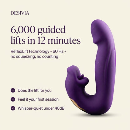 ReflexLift — 6,000 guided lifts in 12 minutes, 60 Hz, no squeezing or counting